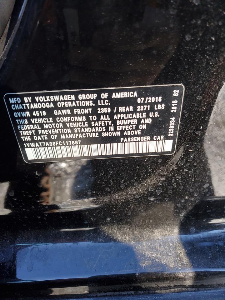 2015 Volkswagen Passat - Image 13