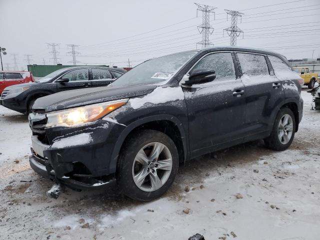  TOYOTA HIGHLANDER 2016 Чорний