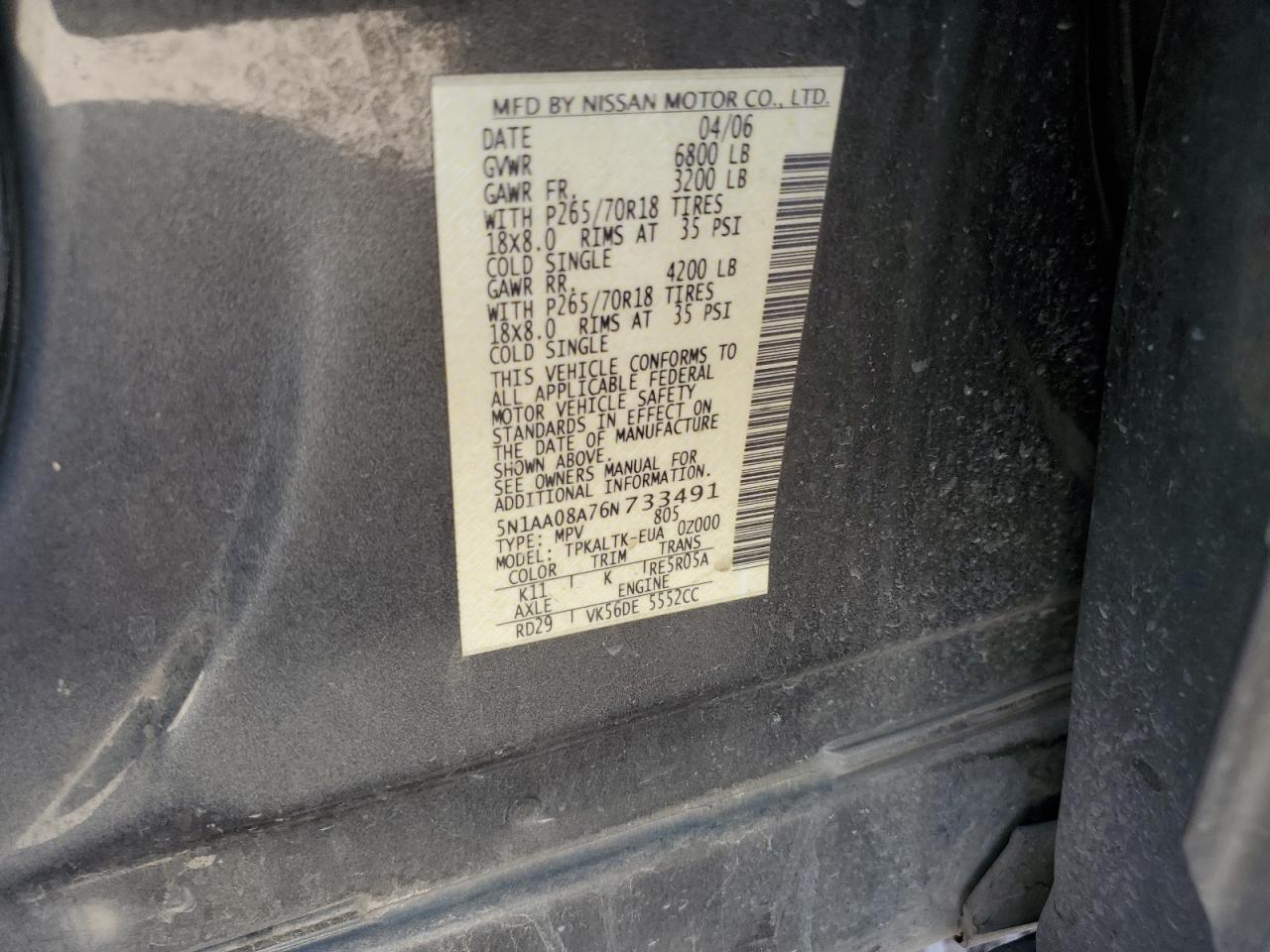 2006 Nissan Armada - Image 15