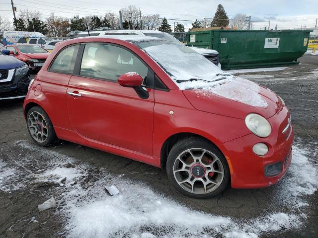  FIAT 500 2012 Красный