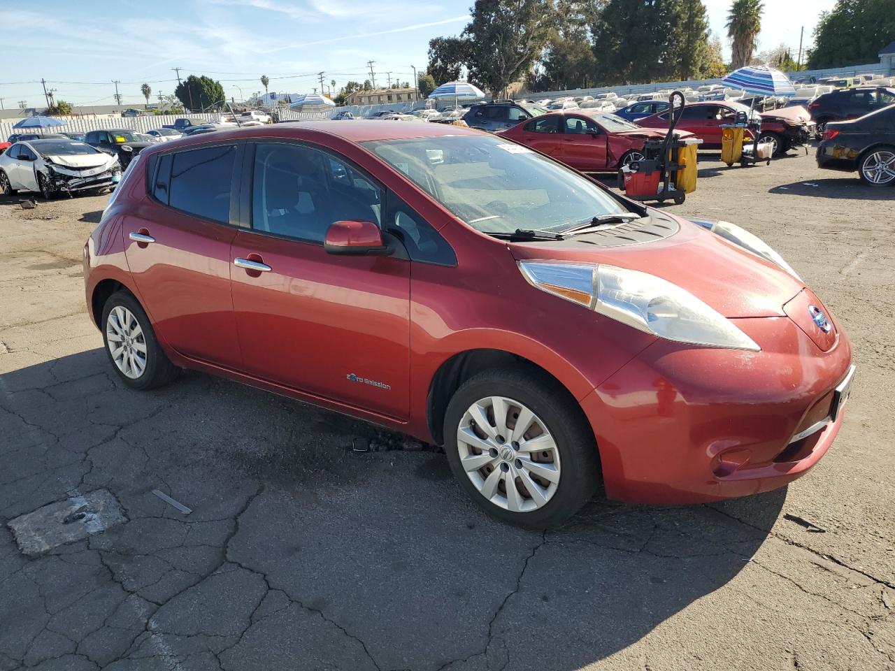 VIN 1N4AZ0CP7EC331768 2014 NISSAN LEAF no.4