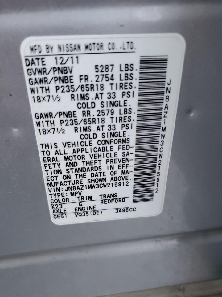 2012 Nissan Murano - Image 16
