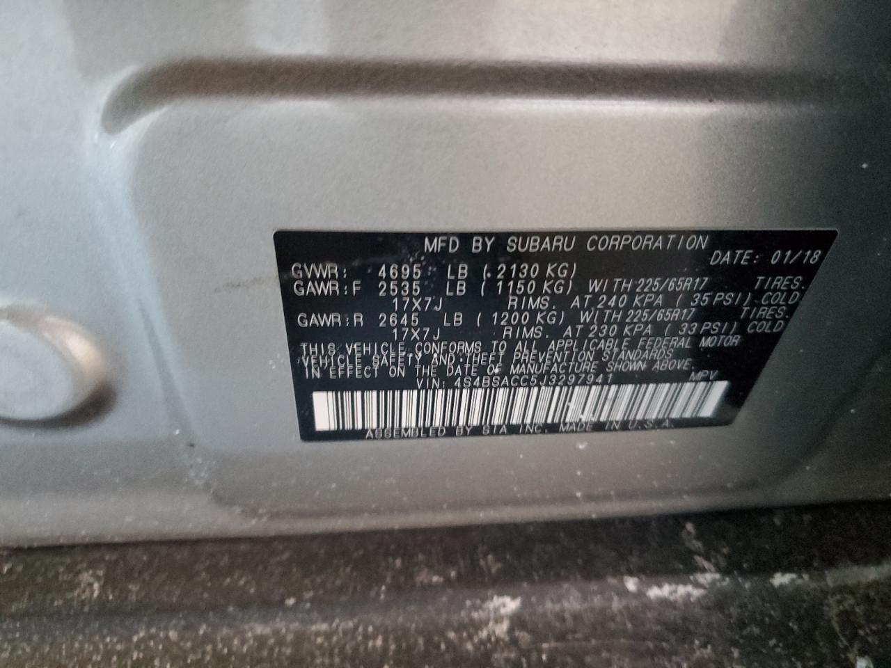 2018 Subaru Outback - Image 13