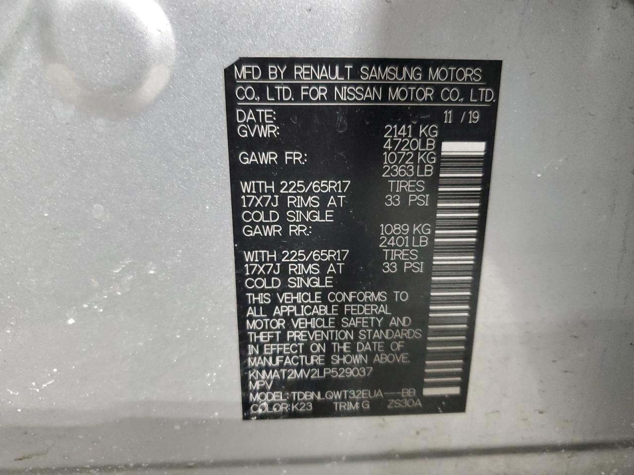 2020 Nissan Rogue - Image 13