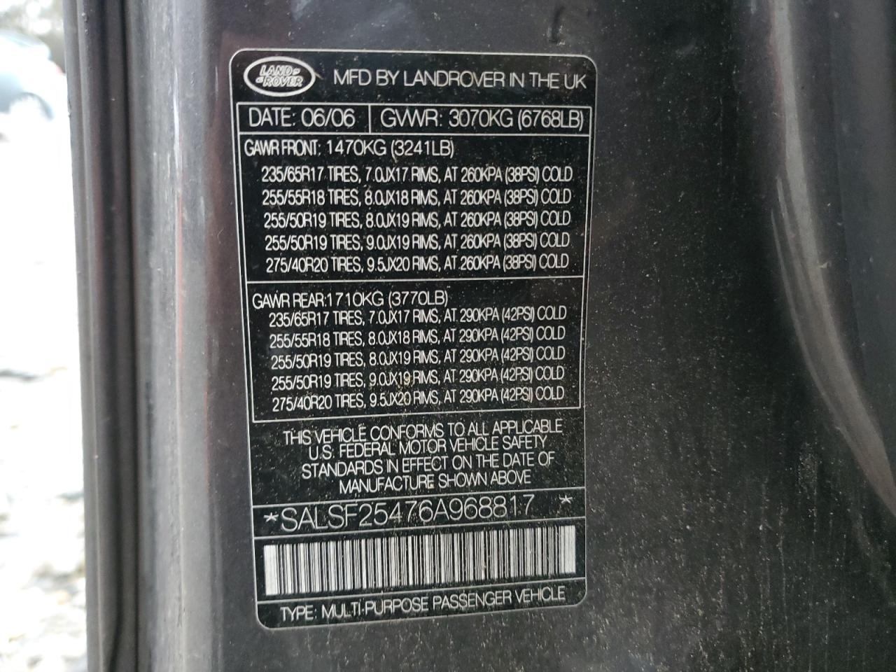 2006 Land Rover Range Rover - Image 14
