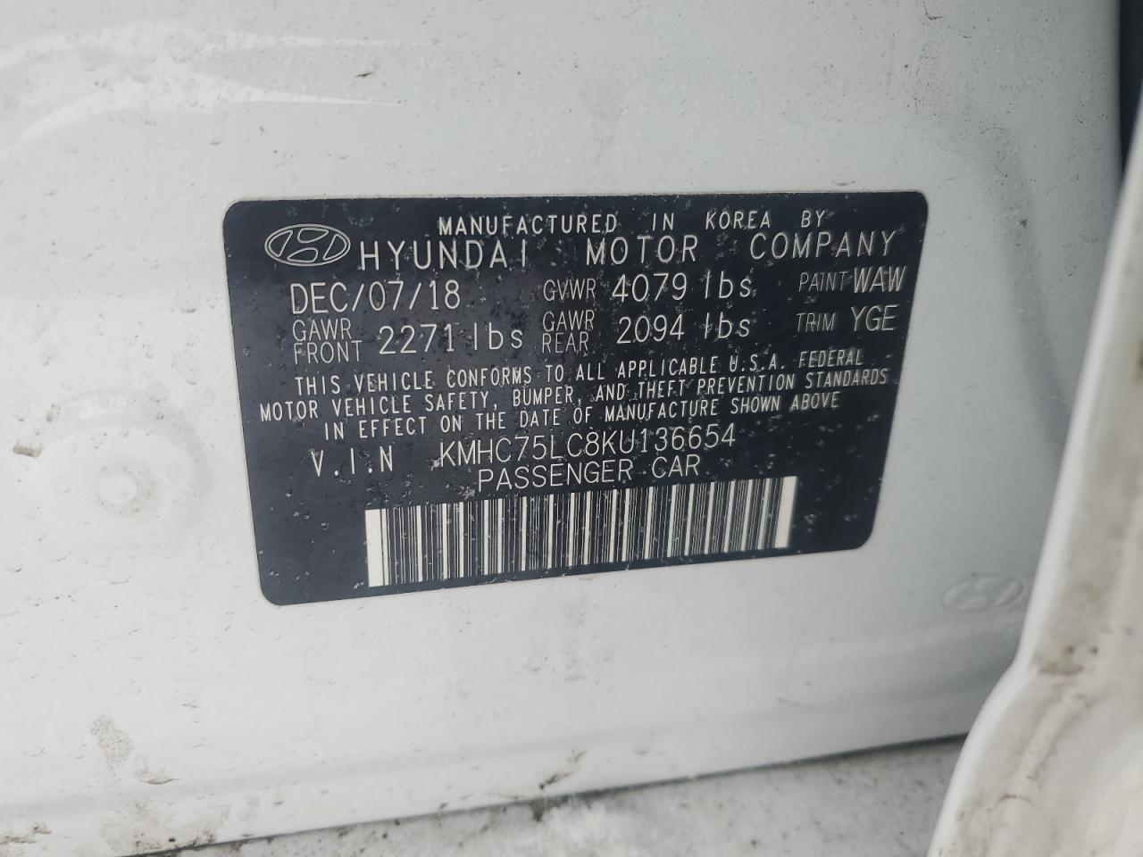 2019 Hyundai IONIQ - Image 12