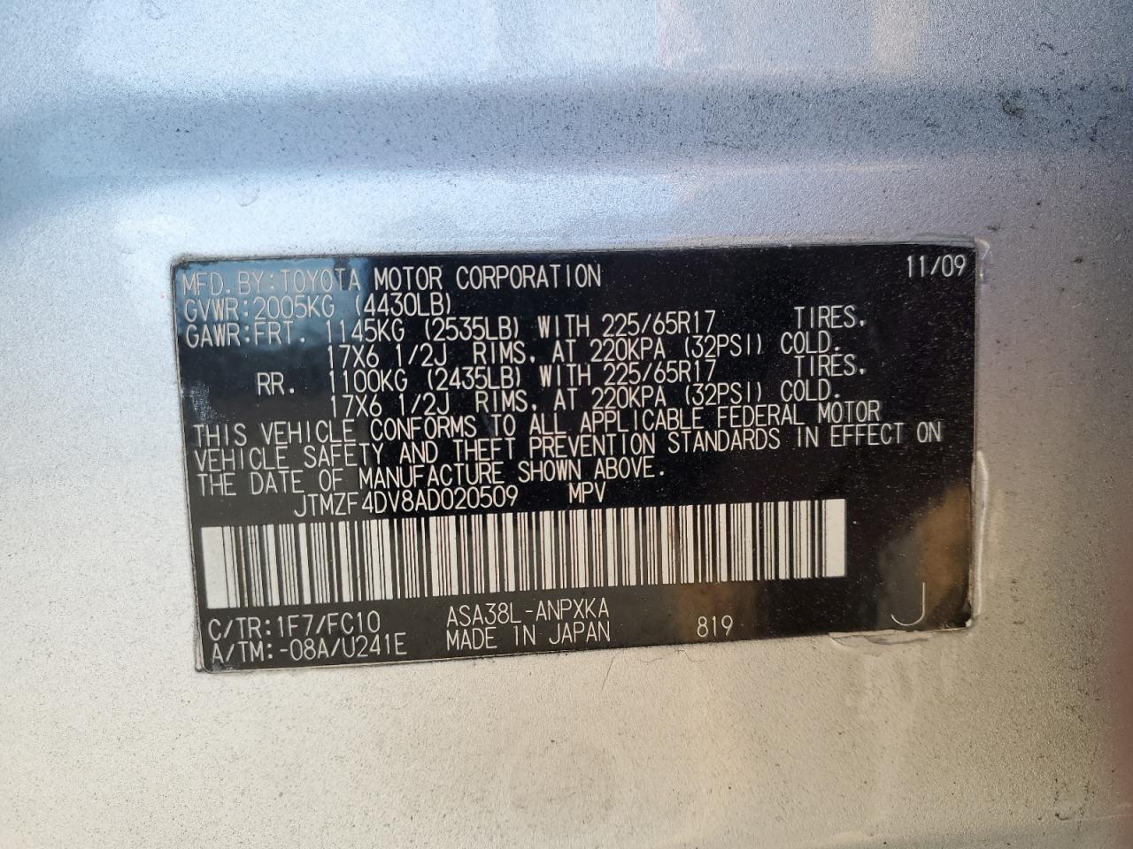 2010 Toyota RAV 4 - Image 13