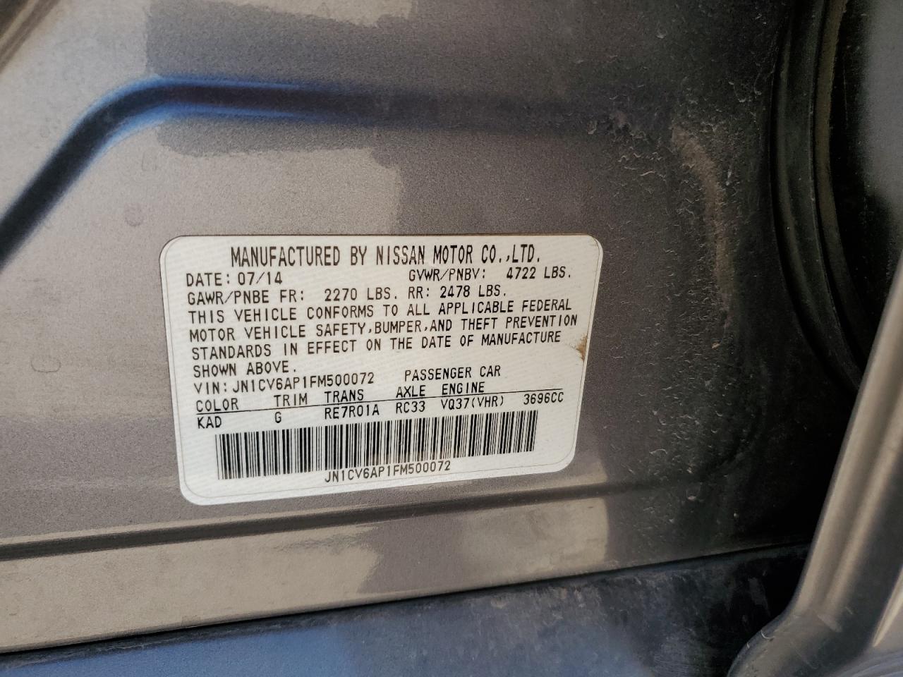 2015 Infiniti Q40 - Image 13