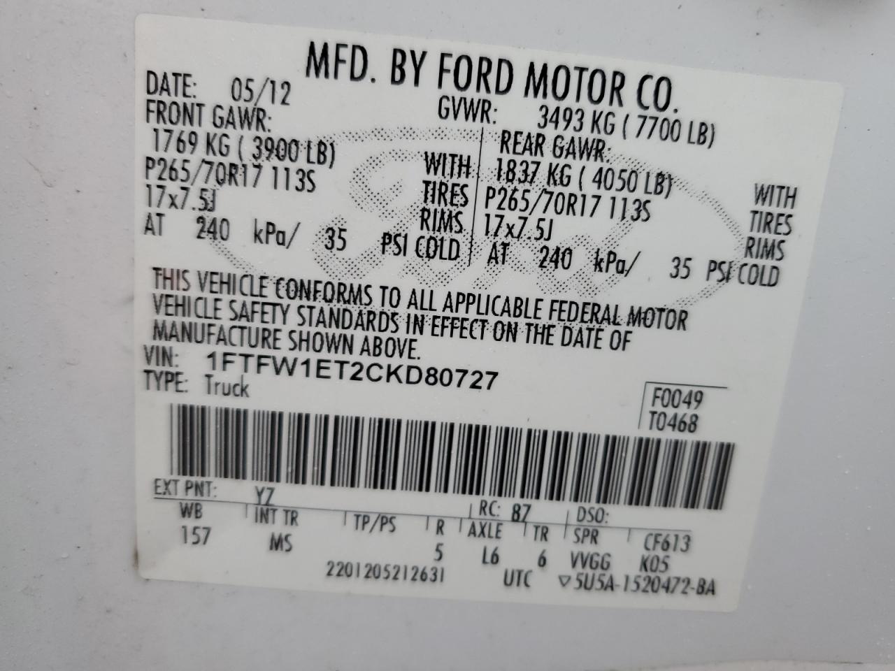 2012 Ford F-150 - Image 12