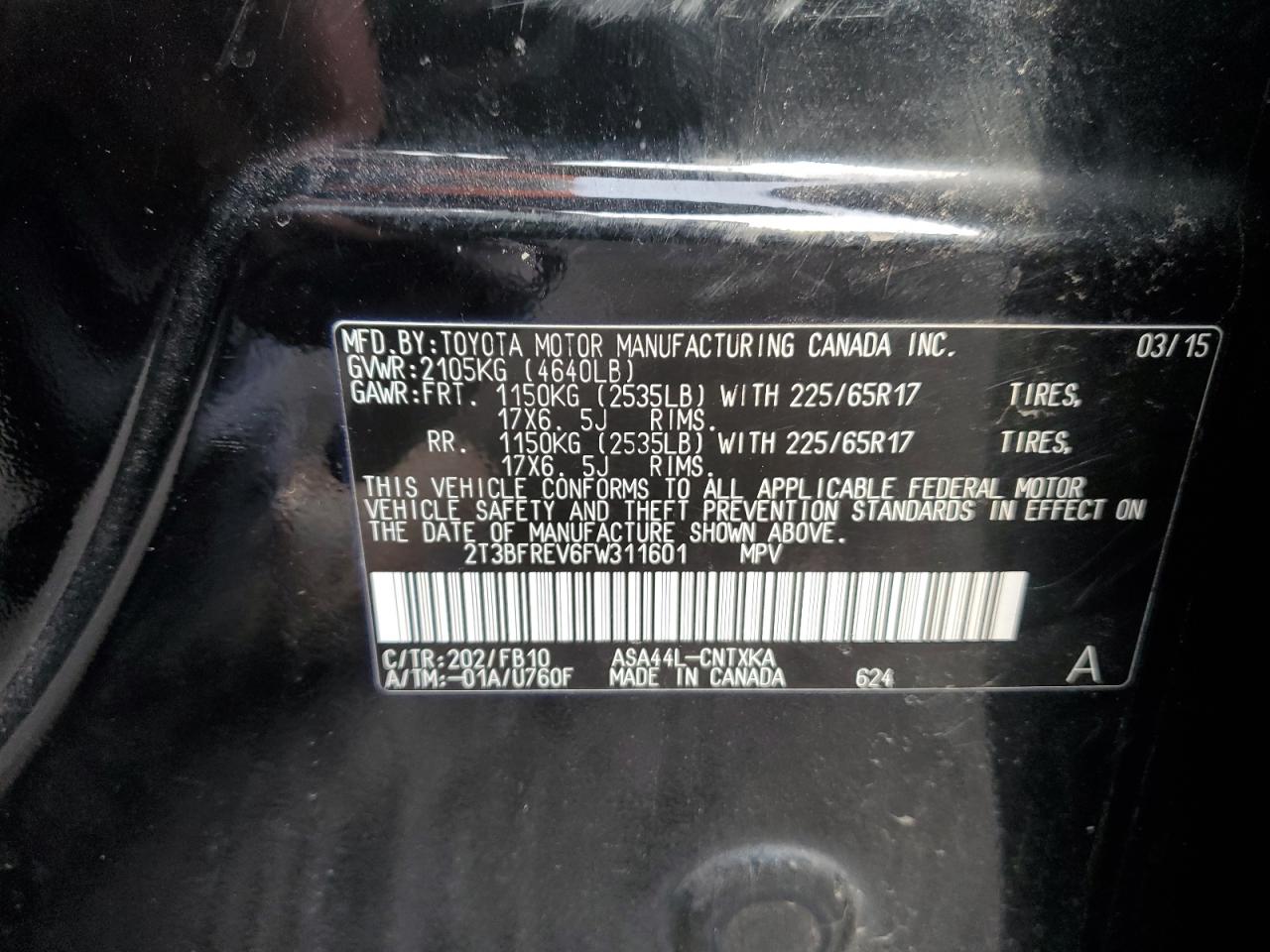 2015 Toyota RAV 4 - Image 14