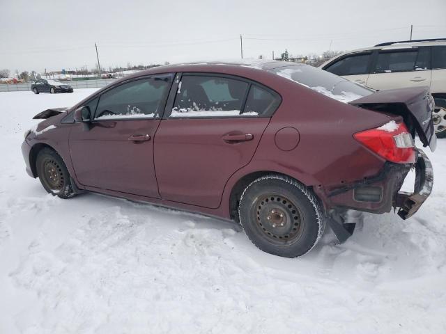  HONDA CIVIC 2012 Maroon