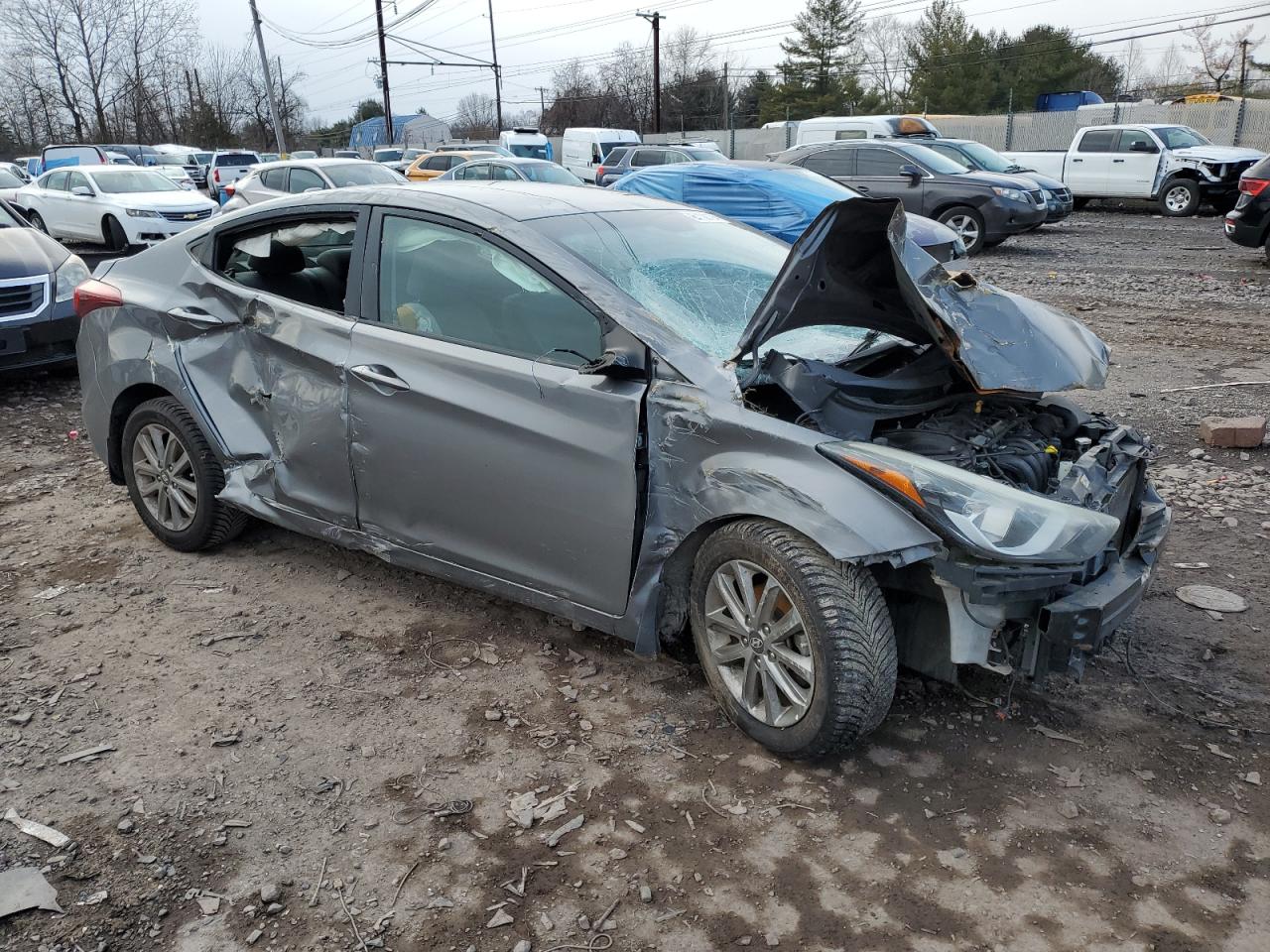 VIN 5NPDH4AE5EH510172 2014 HYUNDAI ELANTRA no.4