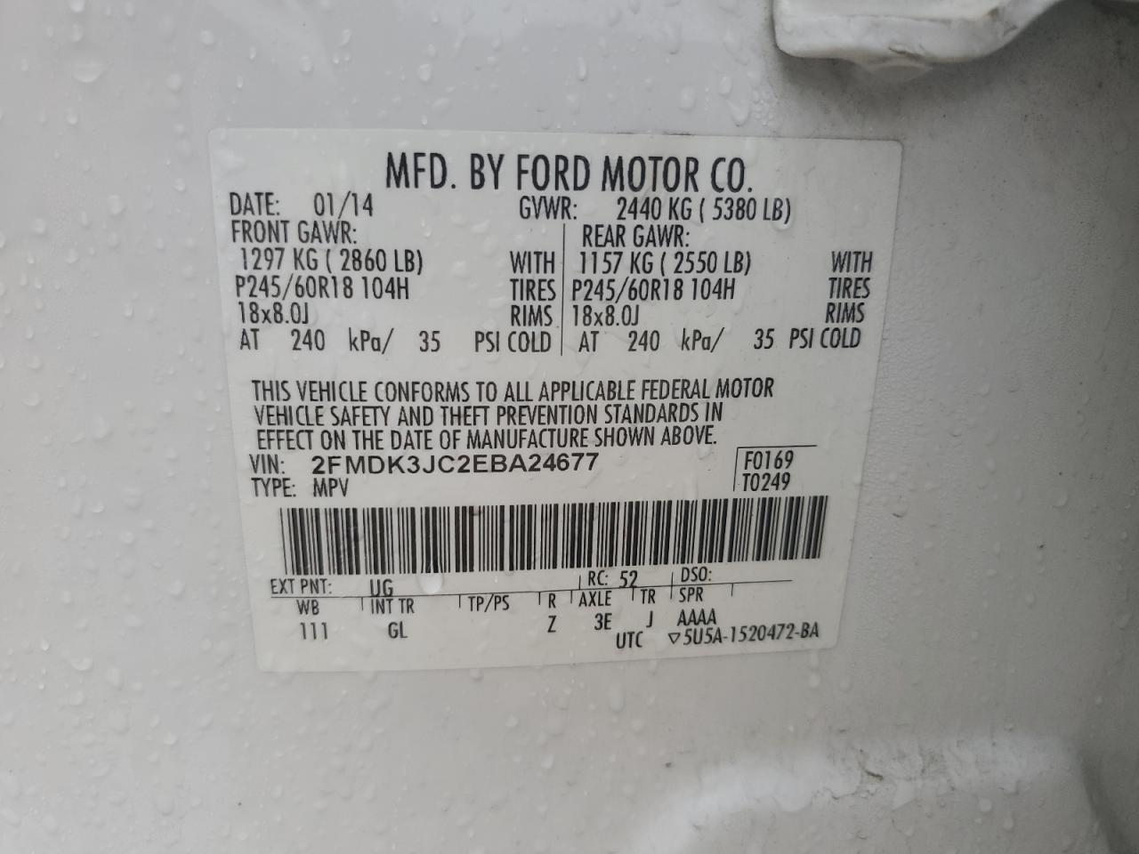 2014 Ford Edge - Image 15