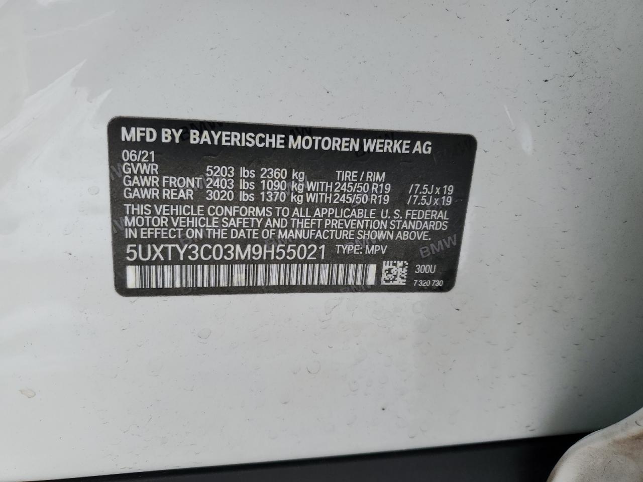 2021 BMW X3 - Image 13