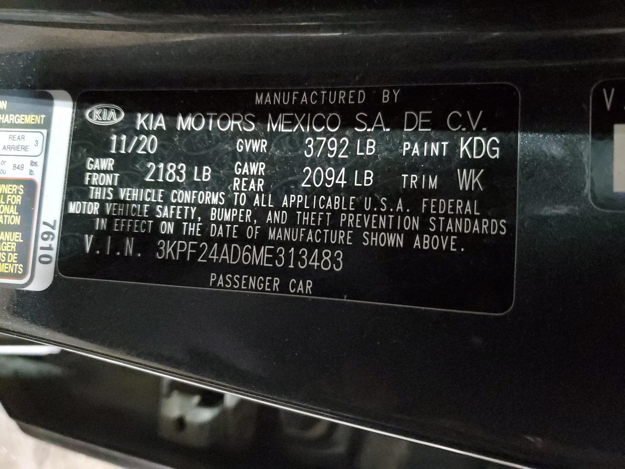 2021 Kia Forte - Image 12