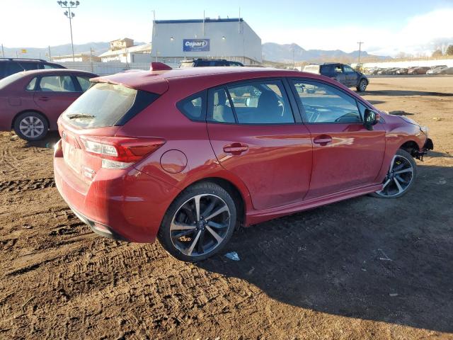  SUBARU IMPREZA 2021 Красный