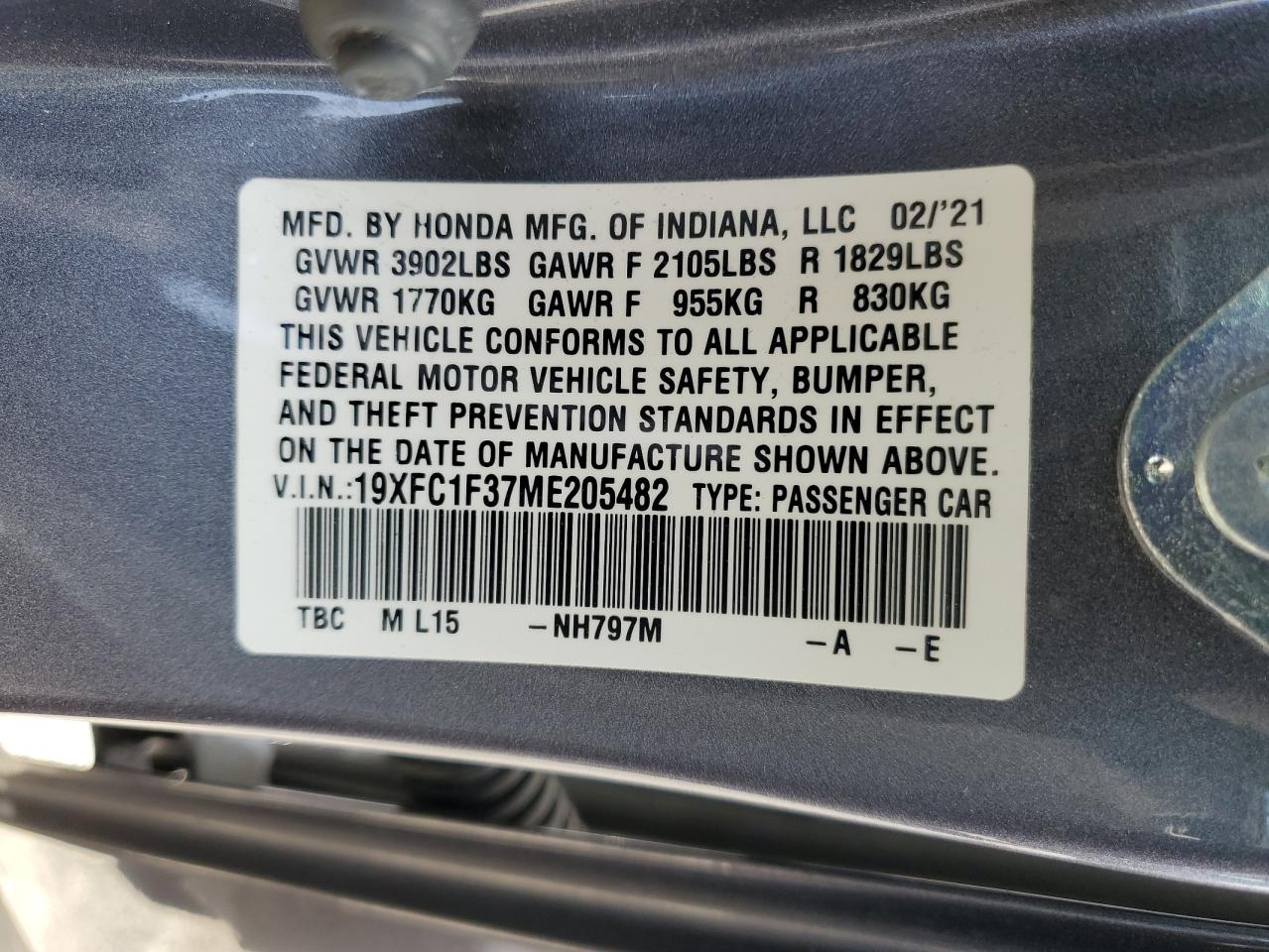 2021 Honda Civic - Image 12