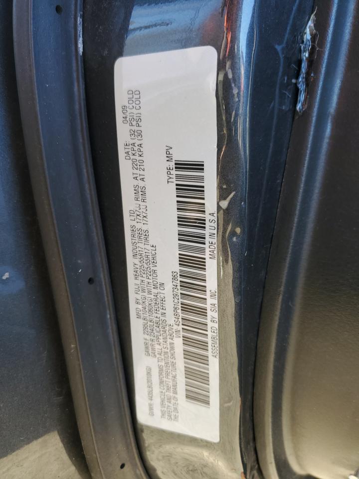 2009 Subaru Outback 2.5I VIN: 4S4BP61C297347863 Lot: 87657605