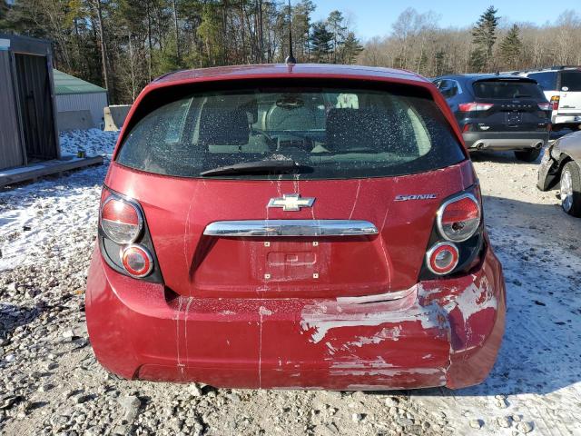  CHEVROLET SONIC 2012 Czerwony
