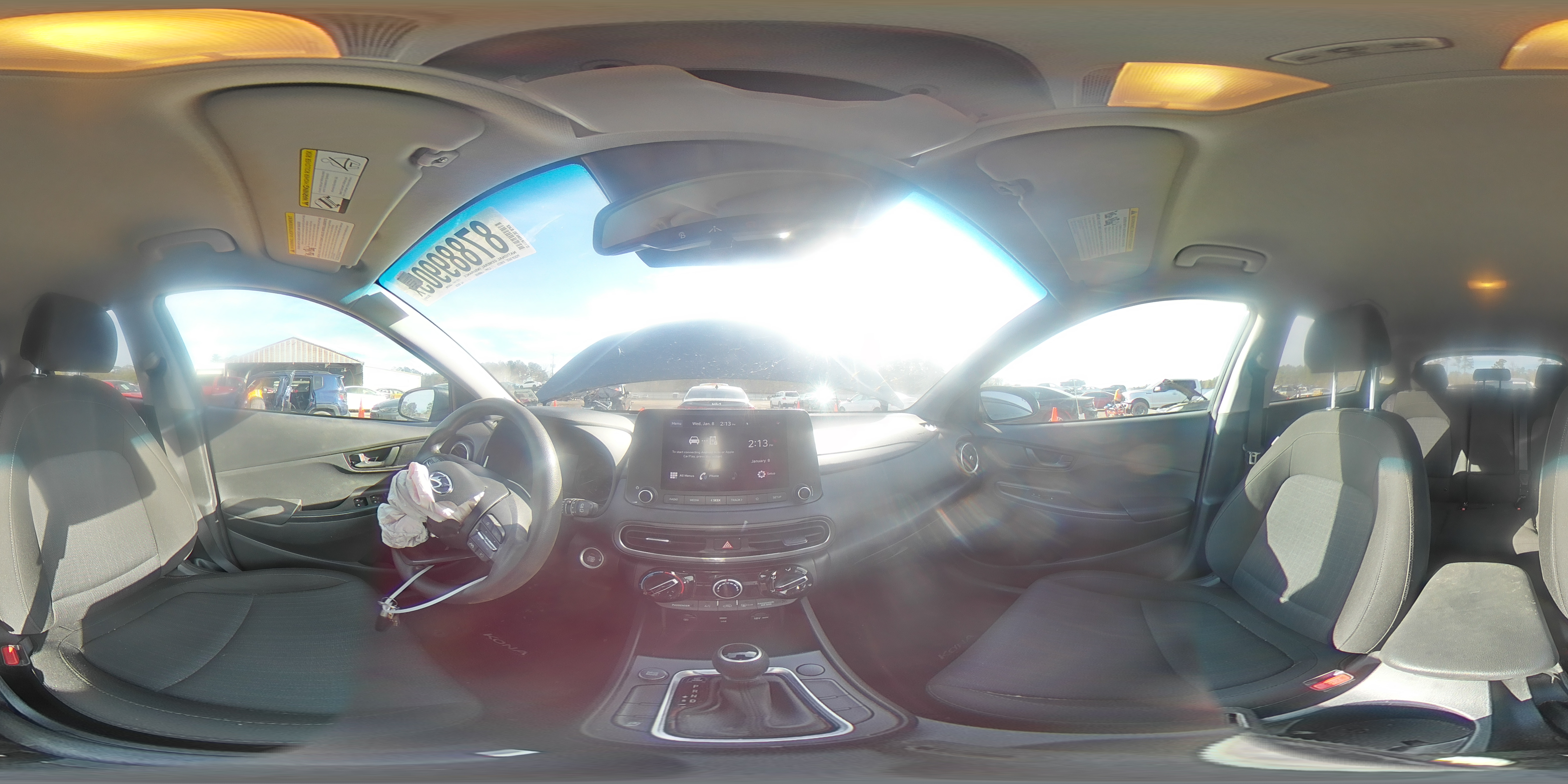 2022 Hyundai Kona Sel VIN: KM8K62AB0NU833733 Lot: 87889905