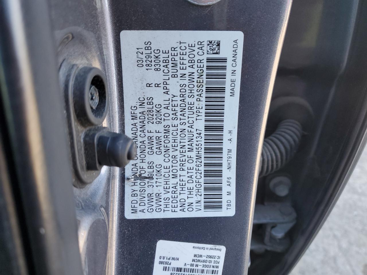 2021 Honda Civic - Image 12