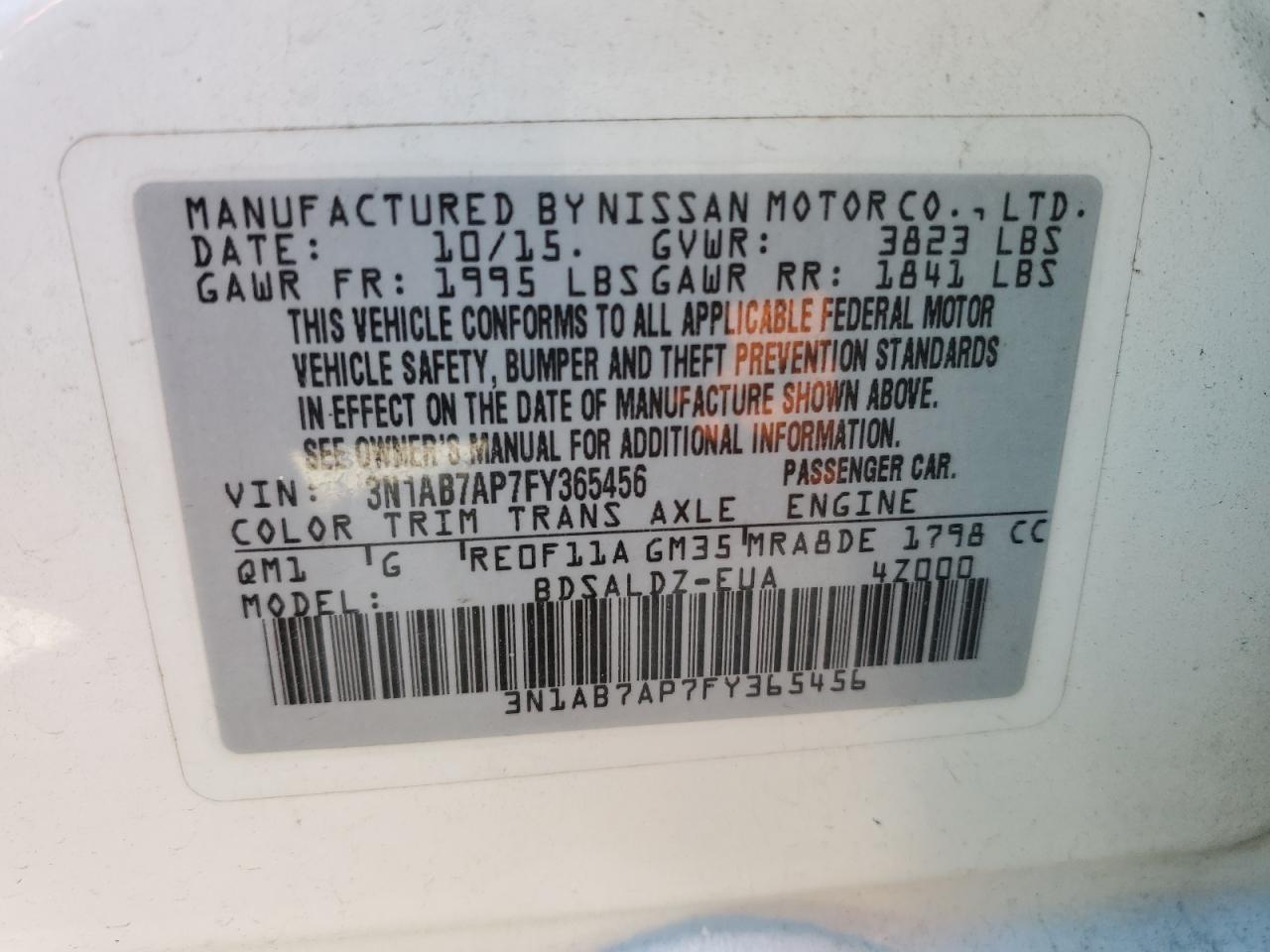 2015 Nissan Sentra - Image 12