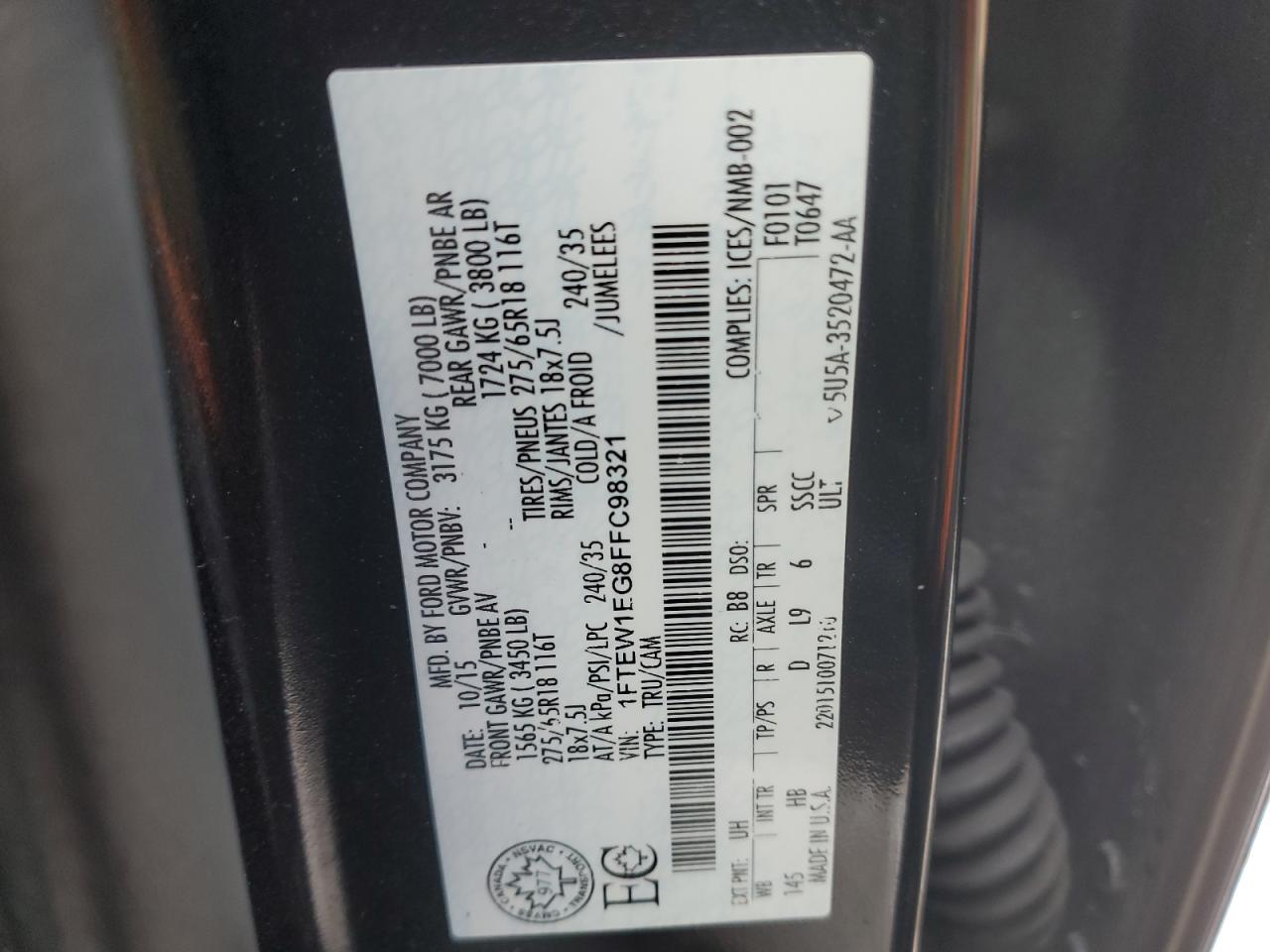 2015 Ford F-150 - Image 12