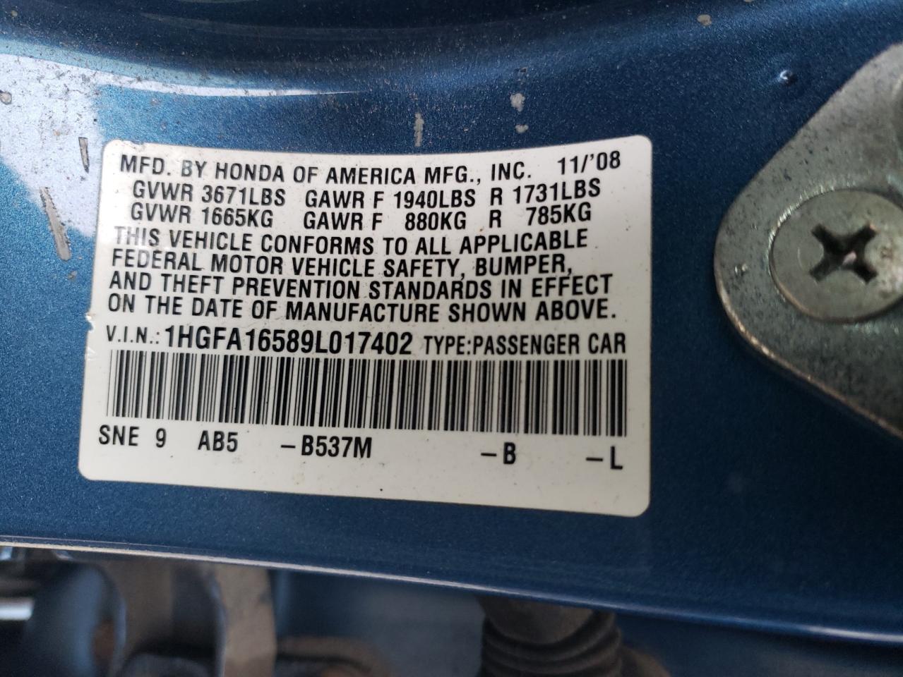 2009 Honda Civic - Image 12