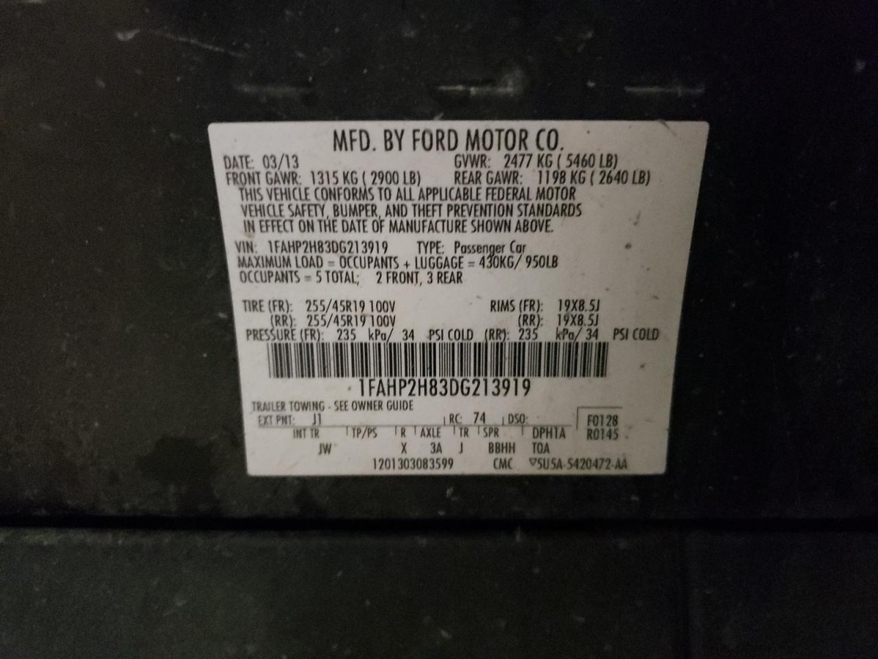 2013 Ford Taurus - Image 12