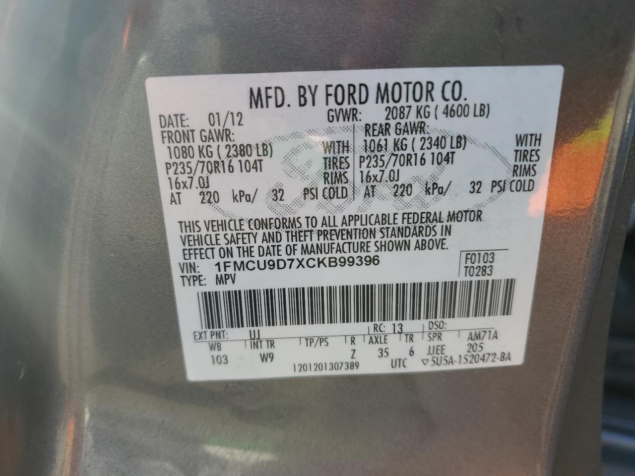 2012 Ford Escape - Image 13