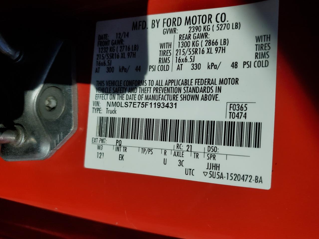 2015 Ford Transit - Image 14