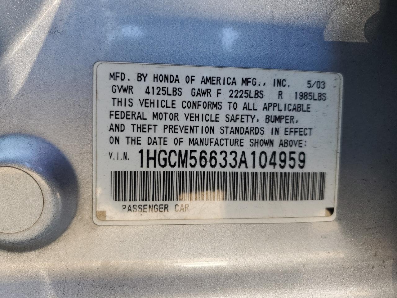 2003 Honda Accord - Image 14
