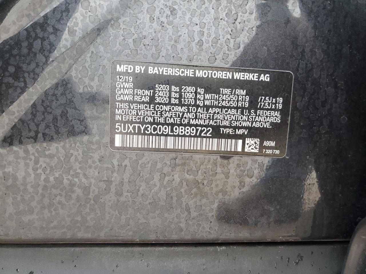2020 BMW X3 - Image 13