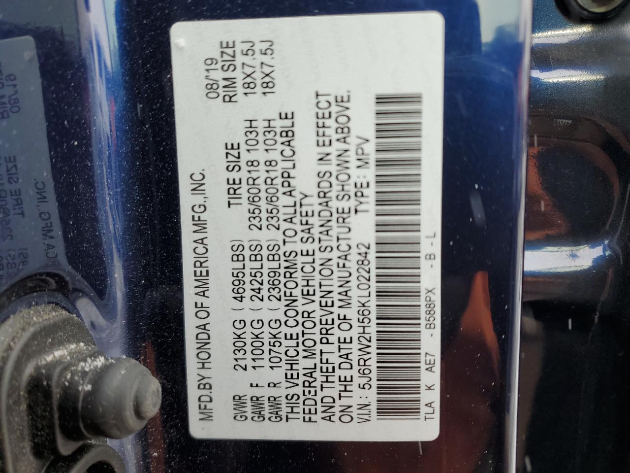 2019 Honda CR-V - Image 14