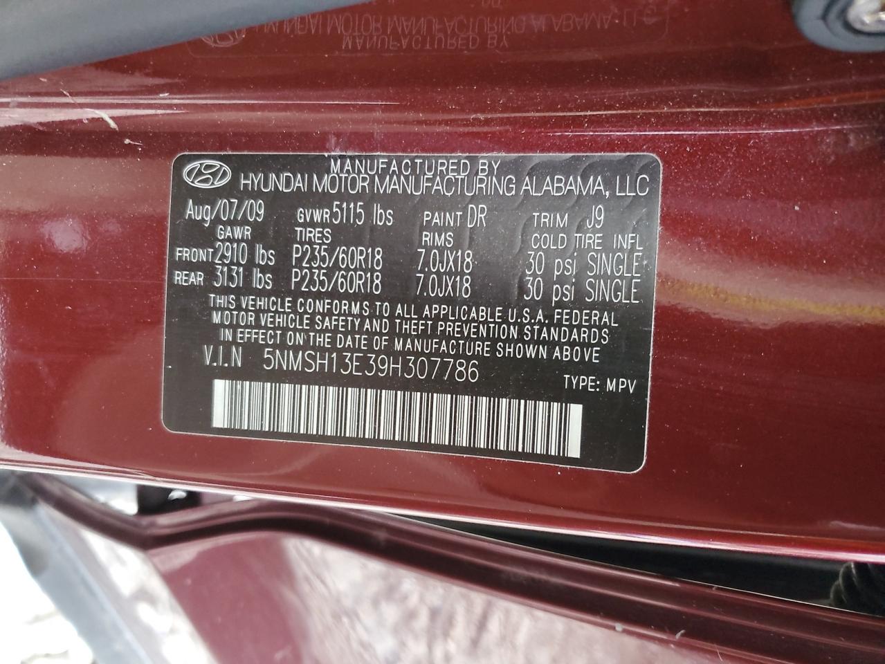2009 Hyundai Santa Fe - Image 15