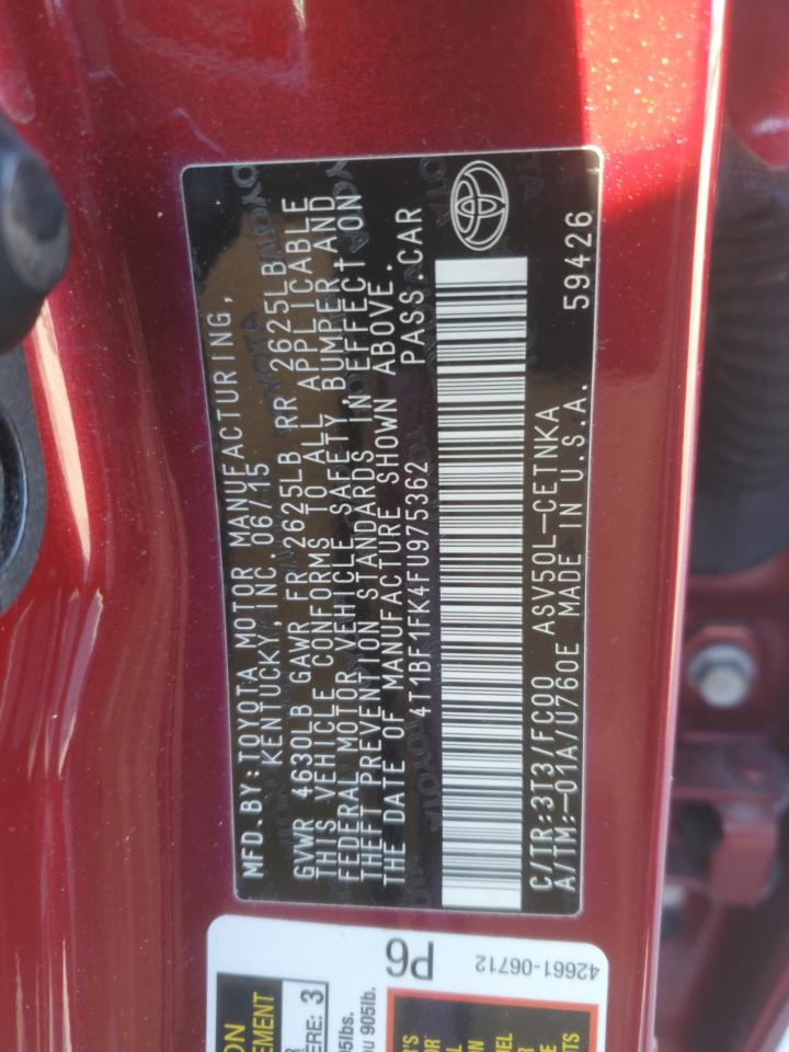 2015 Toyota Camry - Image 12