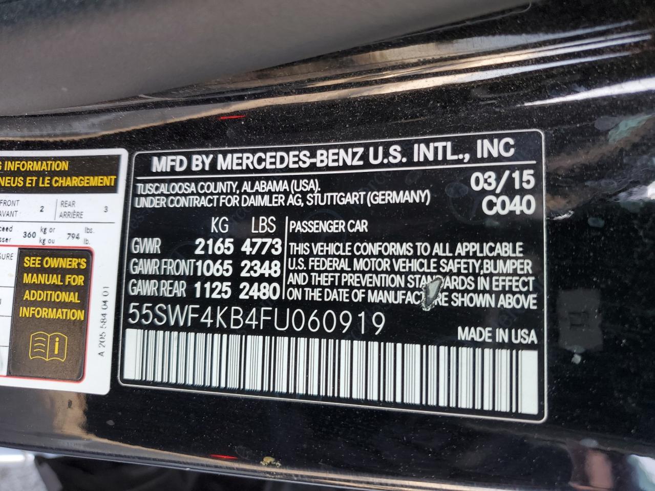 2015 Mercedes-Benz C-klasse - Image 14