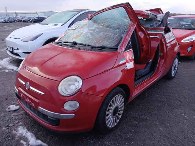 2012 FIAT 500 LOUNGE for sale at Copart PETERLEE