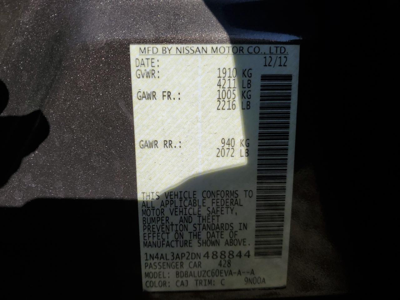 2013 Nissan Altima - Image 13
