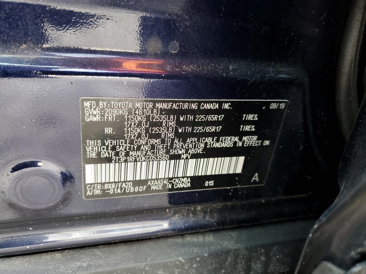 2019 Toyota RAV 4 - Image 13