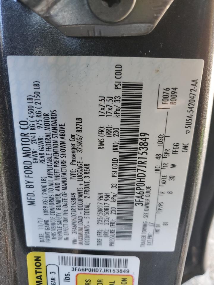 2018 Ford Fusion - Image 12