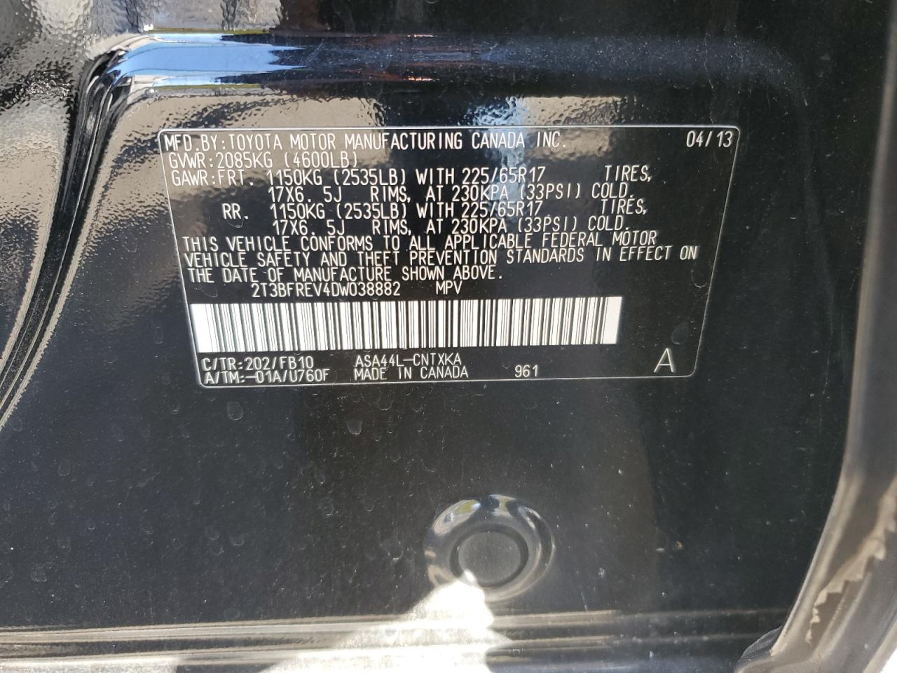 2013 Toyota RAV 4 - Image 15
