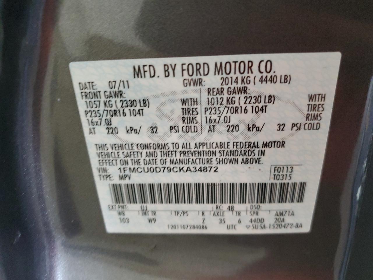 2012 Ford Escape - Image 13