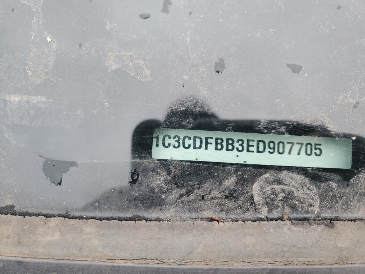 2014 Dodge Dart Sxt VIN: 1C3CDFBB3ED907705 Lot: 89270685