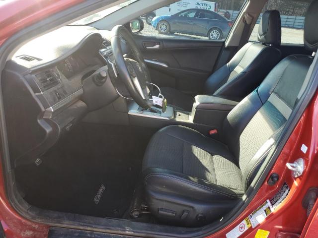  TOYOTA CAMRY 2012 Red
