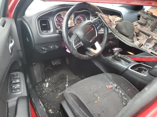 Sedans DODGE CHARGER 2015 Czerwony