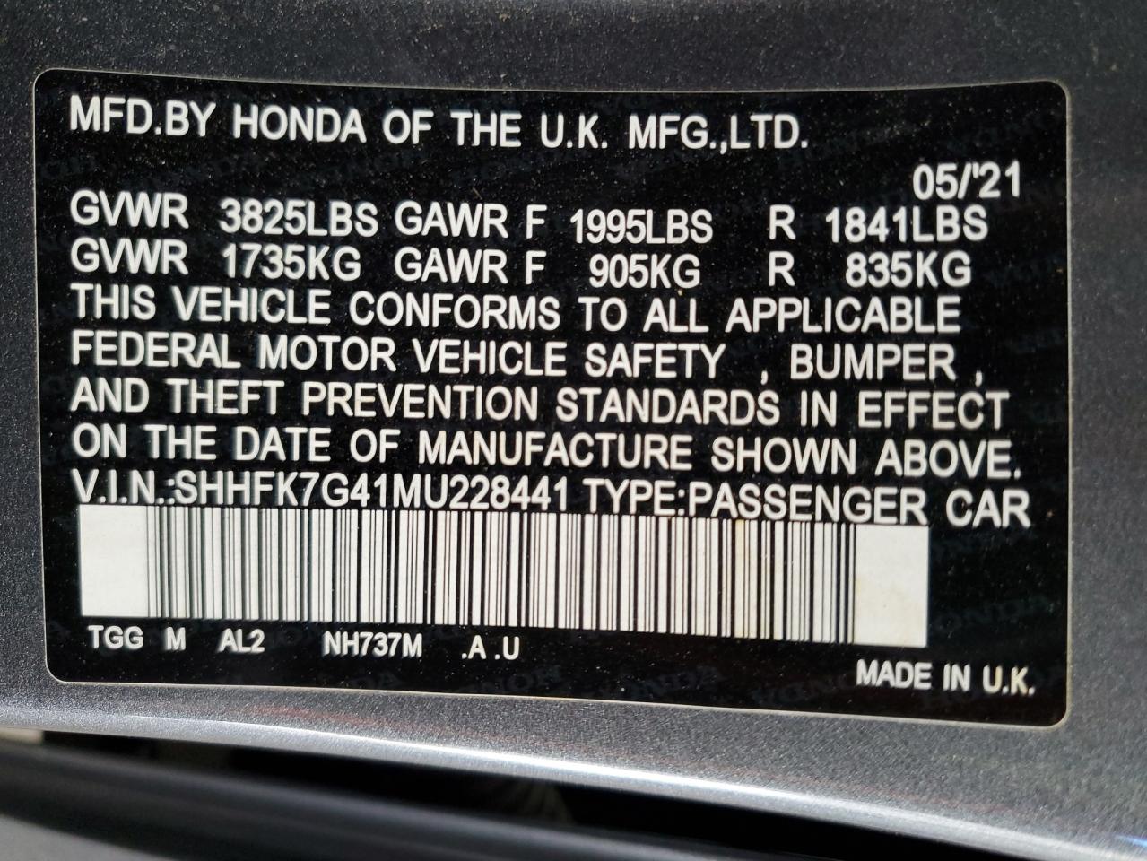 2021 Honda Civic - Image 12