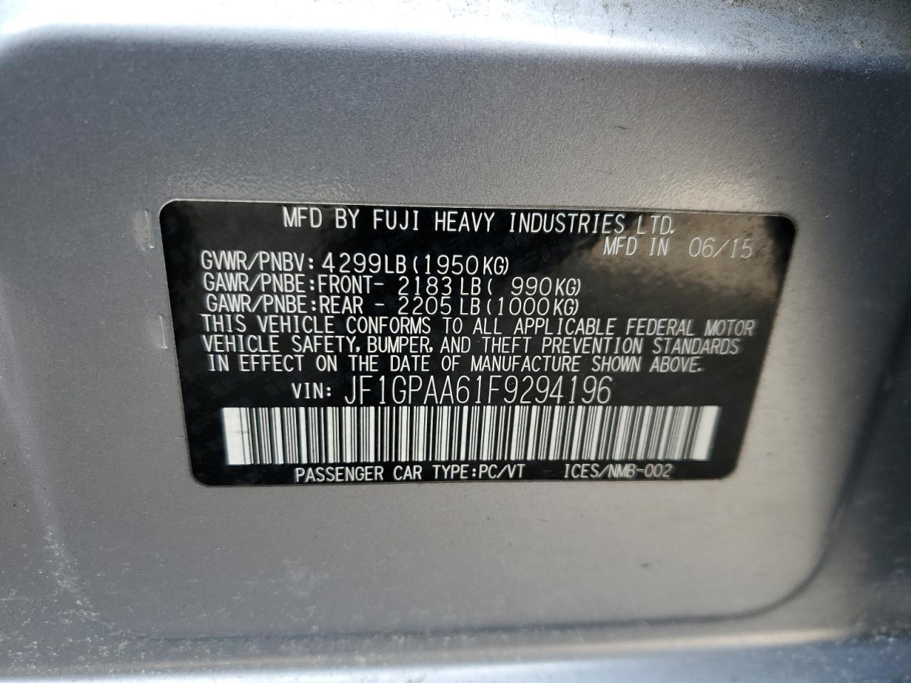 2015 Subaru Impreza - Image 13