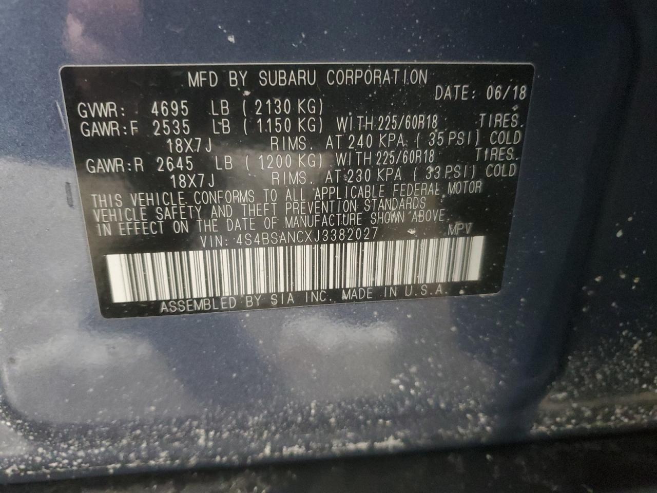 2018 Subaru Outback - Image 16