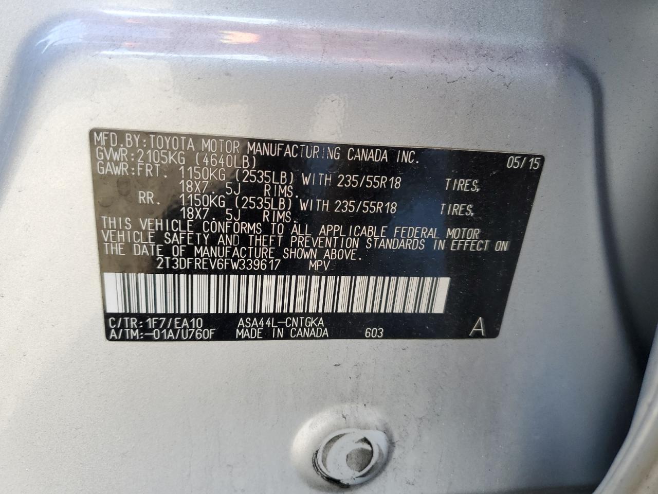 2015 Toyota RAV 4 - Image 13